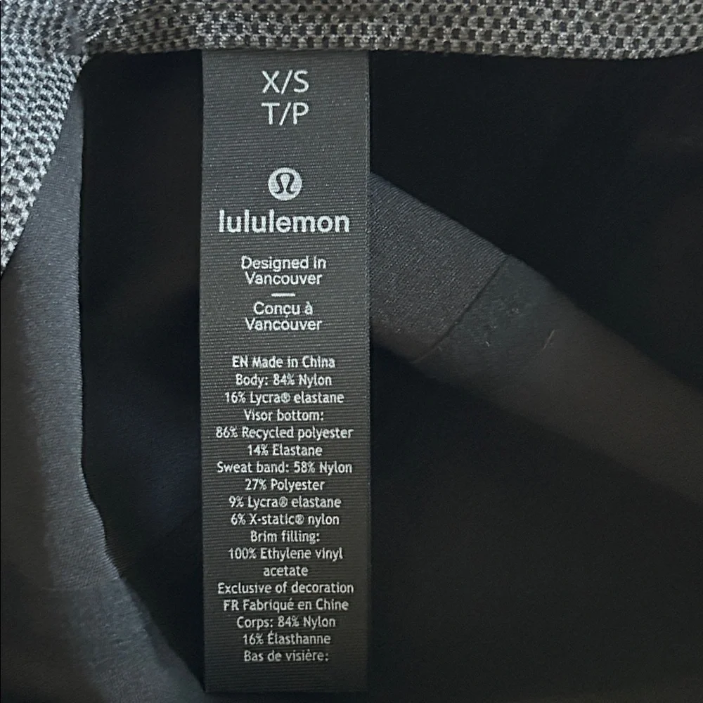 🆕 LULULEMON City to Summit Cycling Cap Black Poseidon NWT